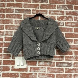 7 Seven For All Mankind Chunky Knit Wool Cashmere  Sweater